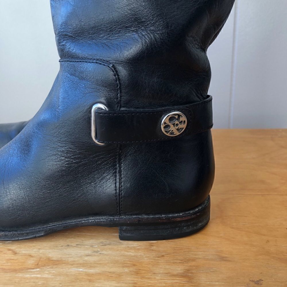 Coach Leather Marina Boots 6B *AS IS - Picture 4 of 10